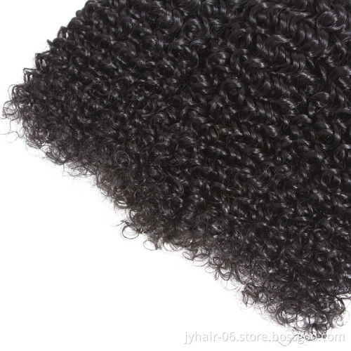 Wholesale factory short Brazilian human hair weave curly hair
